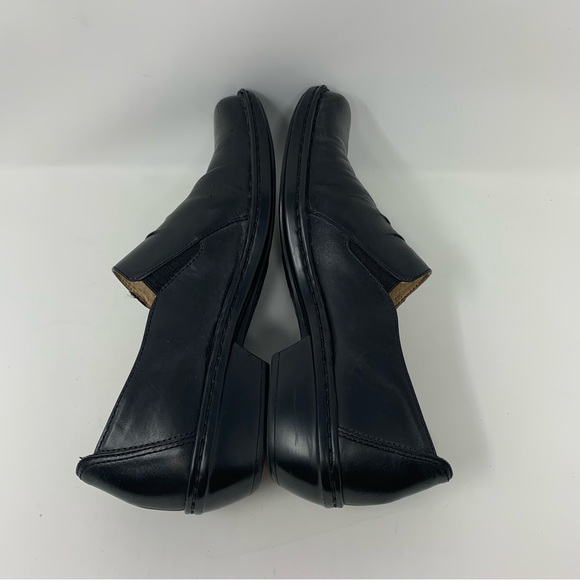 Clark’s Artisan Black Leather Square Toe Flats 9.5M - Picture 5 of 8